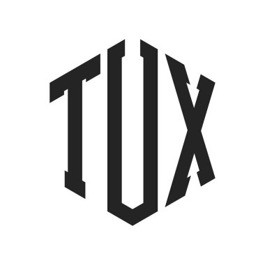 TUX Logo Tasarımı. Altıgen şekil kullanan ilk Harf TUX Monogram Logosu