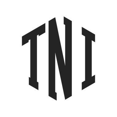 TNI Logo Tasarımı. Altıgen şekil kullanan ilk Harf TNI Monogram Logosu