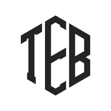 TEB Logo Tasarımı. Altıgen şekilli ilk Harf TEB Monogram Logosu