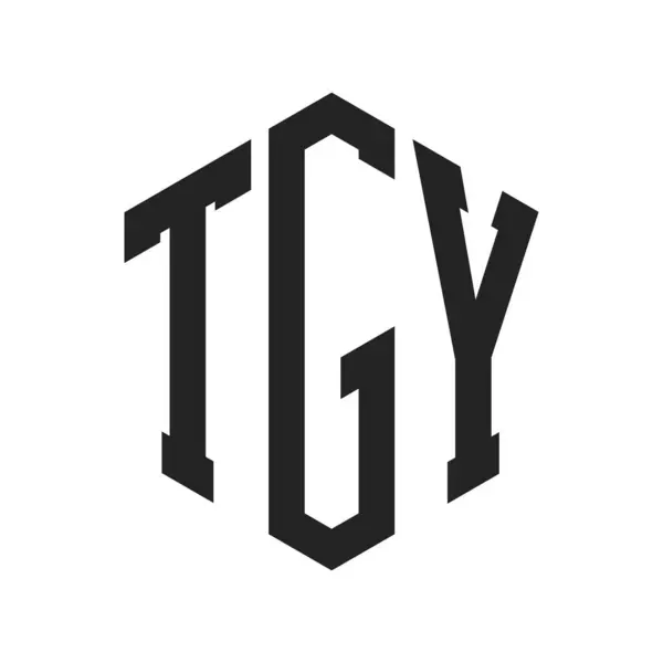 stock vector TGY Logo Design. Initial Letter TGY Monogram Logo using Hexagon shape