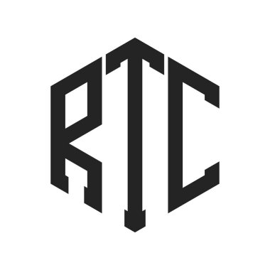 RTC Logo Tasarımı. Altıgen şekil kullanan ilk Harf RTC Monogram Logosu