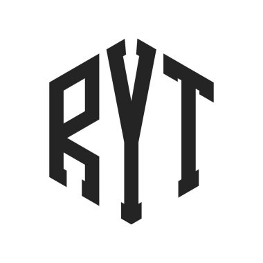 RYT Logo Tasarımı. Altıgen şekil kullanan ilk Harf RYT Monogram Logosu