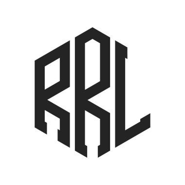 RRL Logo Tasarımı. Altıgen şekil kullanan ilk Harf RRRL Monogram Logosu