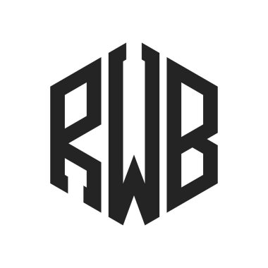 RWB Logo Tasarımı. Altıgen şekil kullanan ilk Harf RWB Monogram Logosu