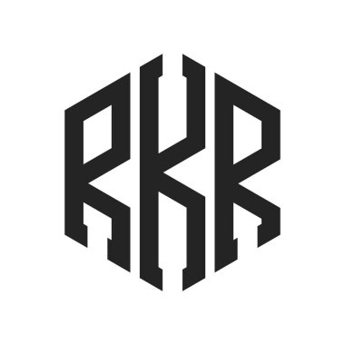 RKR Logo Tasarımı. Hexagon şekli kullanan ilk Harf RKR Monogram Logosu