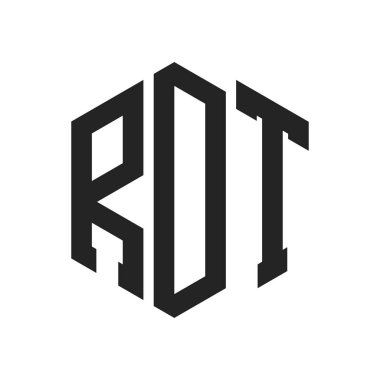 RDT Logo Tasarımı. Altıgen şekil kullanan ilk Harf RDT Monogram Logosu