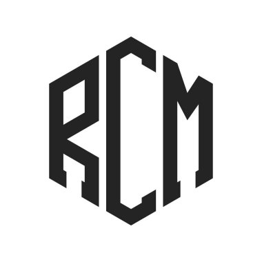 RCM Logo Tasarımı. Altıgen şekil kullanan ilk Harf RCM Monogram Logosu