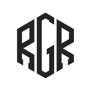 RGR Logo Tasarımı. Altıgen şekil kullanan ilk Harf RGR Monogram Logosu