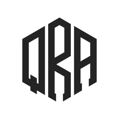 QRA Logo Tasarımı. Altıgen şekil kullanan ilk Harf QRA Monogram Logosu