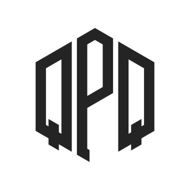 QPQ Logo Tasarımı. Altıgen şekil kullanan ilk Harf QPQ Monogram Logosu
