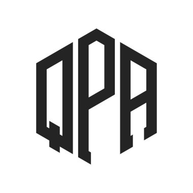 QPA Logo Tasarımı. Altıgen şekil kullanan ilk Harf QPA Monogram Logosu
