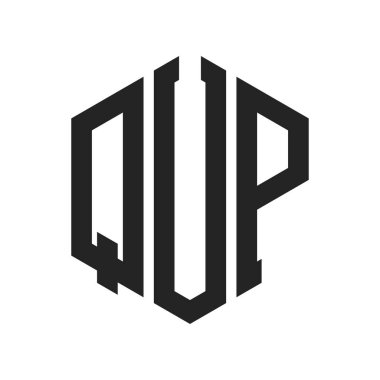 QUP Logo Tasarımı. Altıgen şekil kullanan ilk Harf QUP Monogram Logosu