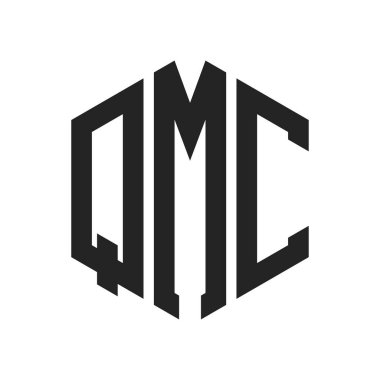 QMC Logo Tasarımı. Altıgen şekil kullanan ilk Harf QMC Monogram Logosu