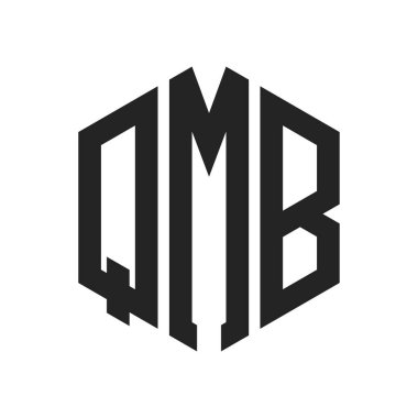 QMB Logo Tasarımı. Altıgen şekil kullanan ilk Harf QMB Monogram Logosu