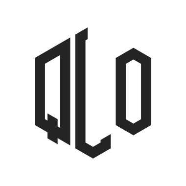 QLO Logo Tasarımı. Altıgen şekil kullanan ilk Harf QLO Monogram Logosu