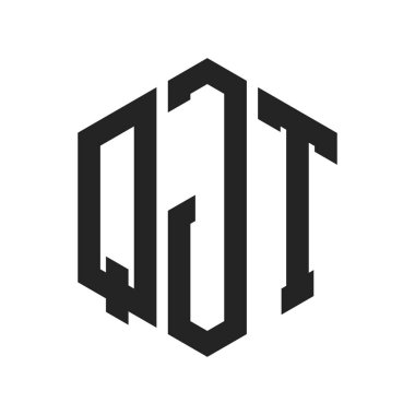 QJT Logo Tasarımı. Altıgen şekil kullanan ilk Harf QJT Monogram Logosu