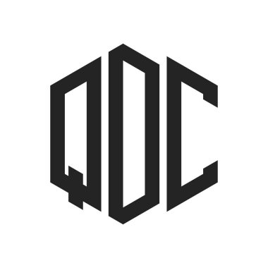 QDC Logo Tasarımı. Altıgen şekil kullanan ilk Harf QDC Monogram Logosu