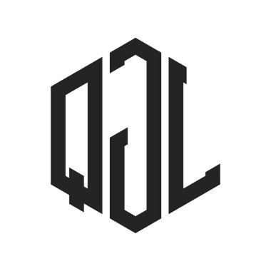 QJL Logo Tasarımı. Hexagon şekli kullanan ilk Harf QJL Monogram Logosu