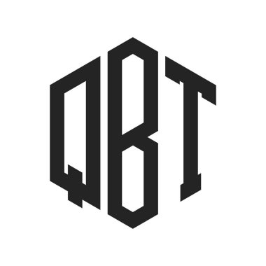 QBT Logo Tasarımı. Altıgen şekil kullanan ilk Harf QBT Monogram Logosu