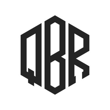 QBR Logo Tasarımı. Hexagon şeklini kullanan ilk Harf QBR Monogram Logosu