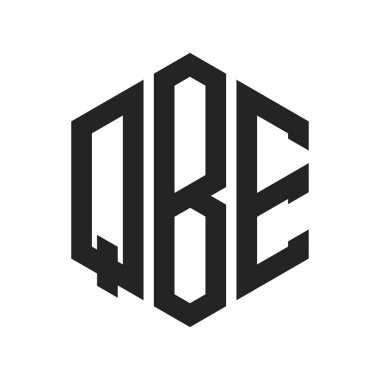 QBE Logo Tasarımı. Altıgen şekil kullanan ilk Harf QBE Monogram Logosu