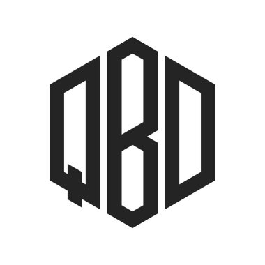 QBD Logo Tasarımı. Altıgen şekil kullanan ilk Harf QBD Monogram Logosu