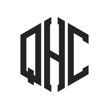 QHC Logo Tasarımı. Altıgen şekil kullanan ilk Harf QHC Monogram Logosu