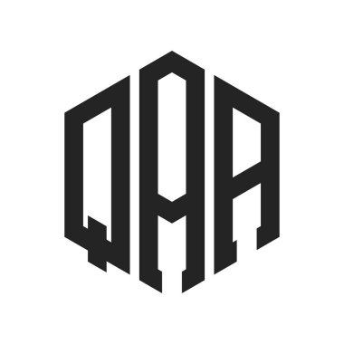 QAA Logo Tasarımı. Altıgen şekil kullanan ilk Harf QAA Monogram Logosu