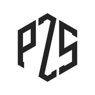 PZS Logo Tasarımı. Altıgen şekil kullanan ilk Harf PZS Monogram Logosu