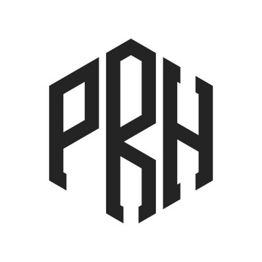 PRH Logo Tasarımı. Altıgen şekil kullanan ilk Harf PRH Monogram Logosu