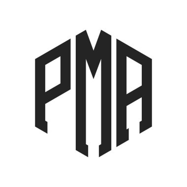 PMA Logo Tasarımı. Altıgen şekil kullanan ilk Harf PMA Monogram Logosu