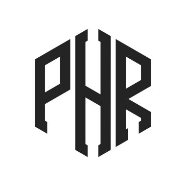 PHR Logo Tasarımı. Altıgen şekil kullanan ilk Harf PHR Monogram Logosu