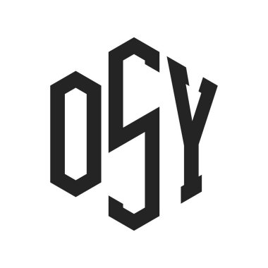 OSY Logo Tasarımı. Altıgen şekilli ilk Harf OSY Monogram Logosu
