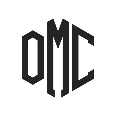 OMC Logo Tasarımı. Altıgen şekil kullanan İlk Harf OMC Monogram Logosu