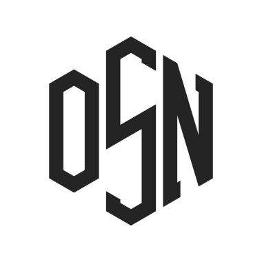OSN Logo Tasarımı. Altıgen şekil kullanan ilk Harf OSN Monogram Logosu