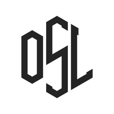 OSL Logo Tasarımı. Altıgen şekil kullanan ilk Harf OSL Monogram Logosu