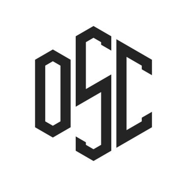 OSC Logo Tasarımı. Altıgen şekil kullanan ilk Harf OSC Monogram Logosu