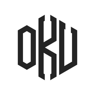 OKU Logo Tasarımı. Altıgen şekilli ilk Harf OKU Monogram Logosu