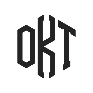 OKT Logo Tasarımı. Altıgen şekil kullanan ilk Harf OKT Monogram Logosu