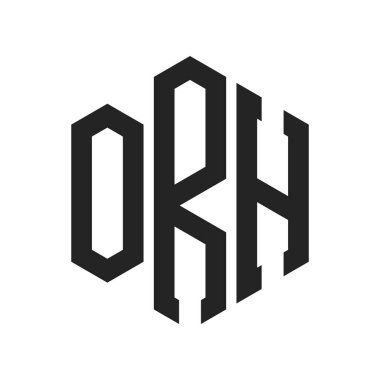 ORH Logo Tasarımı. Altıgen şekil kullanan ilk Harf ORH Monogram Logosu