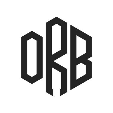 ORB Logo Tasarımı. Altıgen şekil kullanan ilk Harf ORB Monogram Logosu