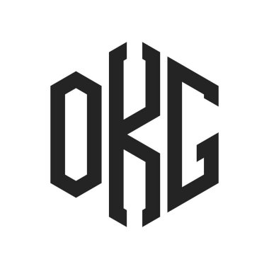 OKG Logo Tasarımı. Altıgen şekilli Baş Harf OKG Monogram Logosu