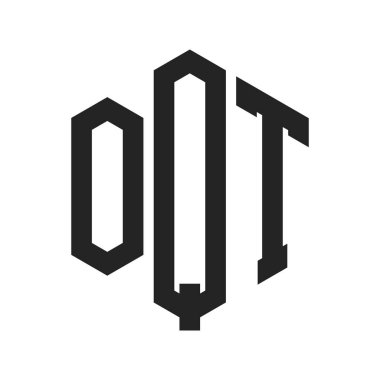 OQT Logo Tasarımı. Altıgen şekil kullanan ilk Harf OQT Monogram Logosu