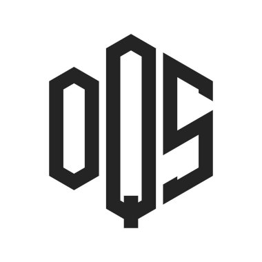 OQS Logo Tasarımı. Altıgen şekil kullanan ilk Harf OQS Monogram Logosu