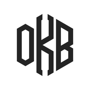 OKB Logo Tasarımı. Altıgen şekil kullanan ilk Harf OKB Monogram Logosu