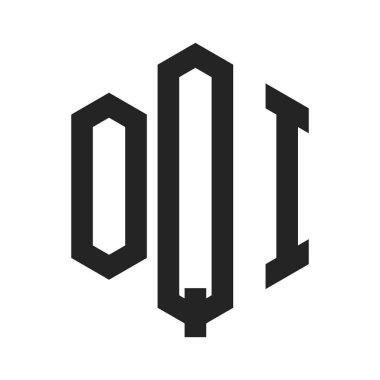 OQI Logo Tasarımı. Altıgen şekil kullanan ilk Harf OQI Monogram Logosu
