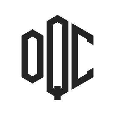 OQC Logo Tasarımı. Altıgen şekil kullanan ilk Harf OQC Monogram Logosu
