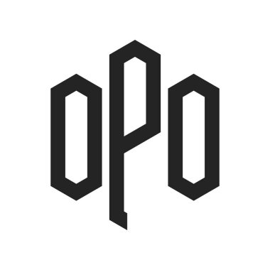 OPO Logo Tasarımı. Altıgen şekil kullanan ilk Harf OPO Monogram Logosu