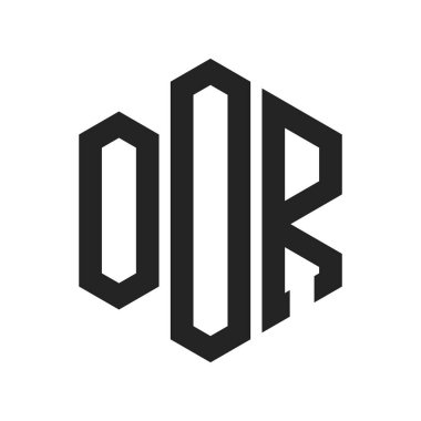 OOR Logo Tasarımı. Altıgen şekil kullanan ilk Harf OOR Monogram Logosu