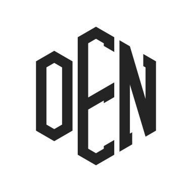 OEN Logo Tasarımı. Altıgen şekil kullanan ilk Harf OEN Monogram Logosu